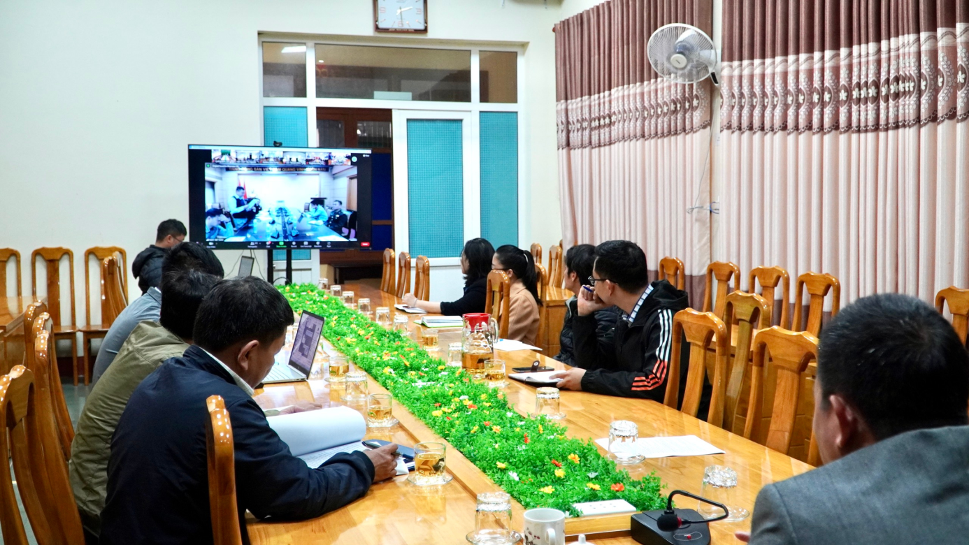 00000Các đại biểu tại điểm cầu Trung tâm Kiểm soát bệnh tật tỉnh